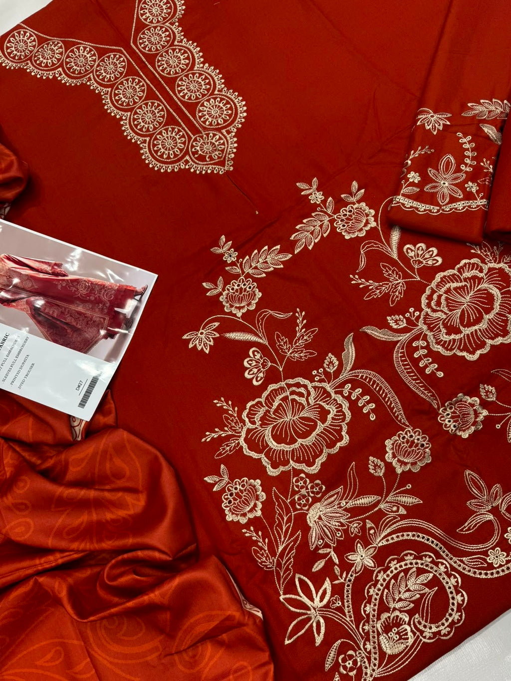 Dhanak 3PC – Heavy Embroidered Collection