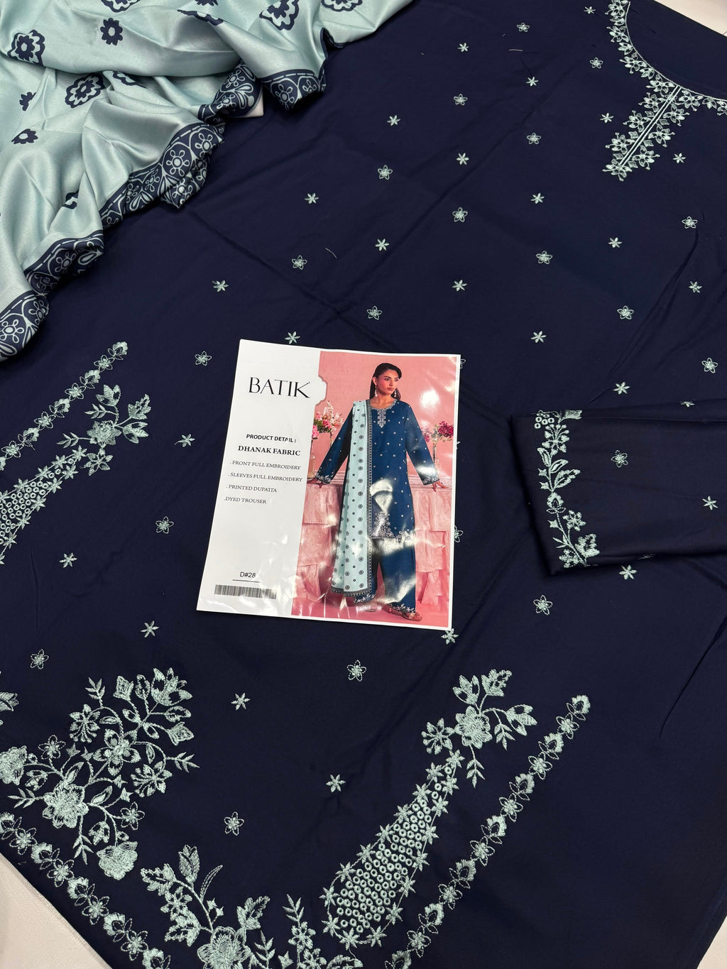 Dhanak 3PC – Heavy Embroidered Collection