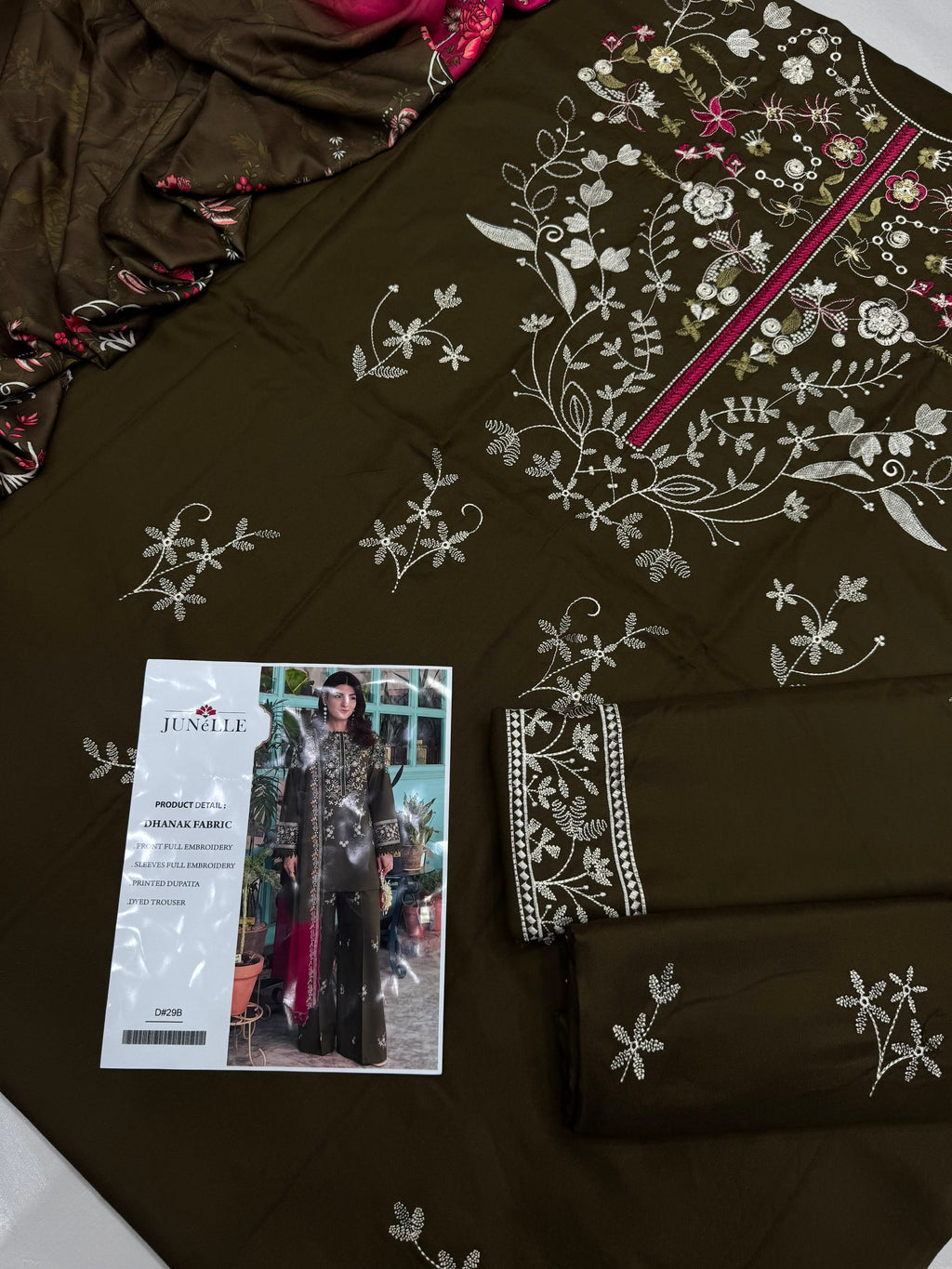 Dhanak 3PC – Heavy Embroidered Collection