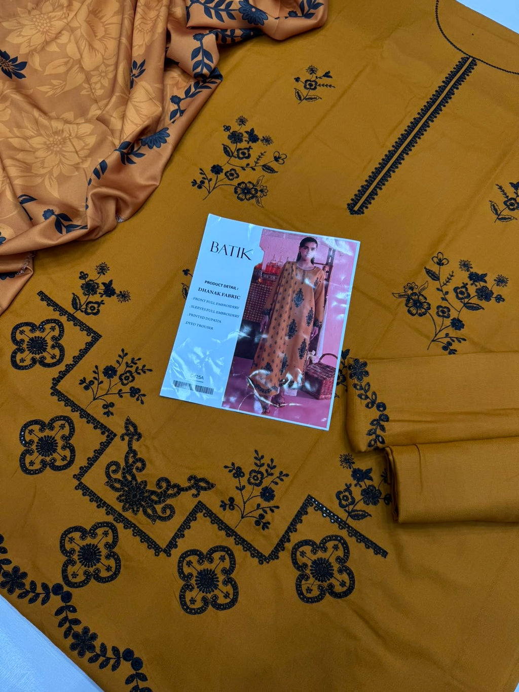 Dhanak 3PC – Heavy Embroidered Collection