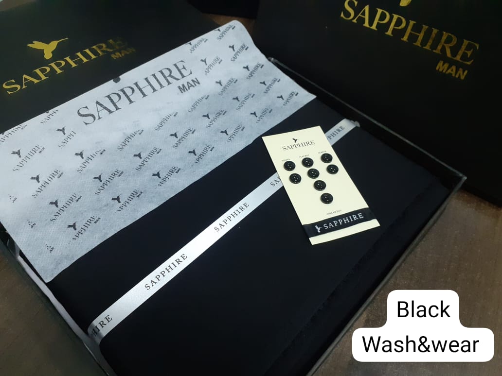 SAPPHIRE MAN SPECIAL BLACK WASH&WEAR